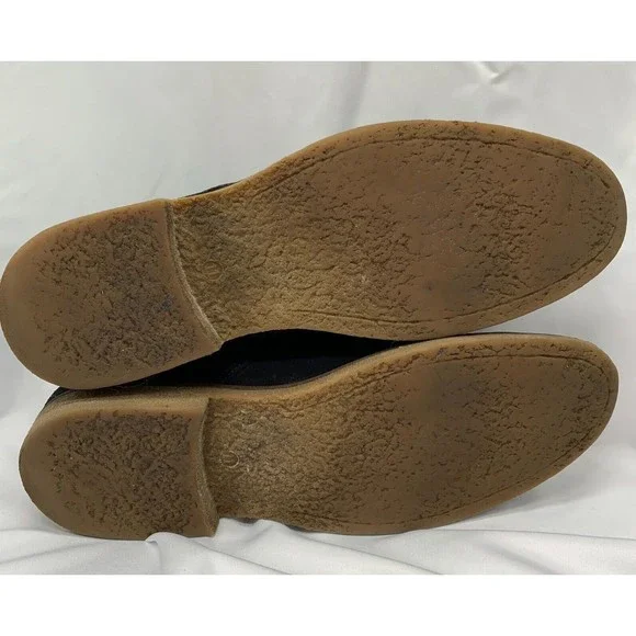 Black Suede Chukka Desert Ankle Boots - Lace Up Booties RN-140398 - Men'… - Picture 6 of 7